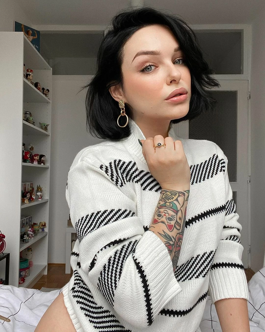 Unzzy Striped Pullover Sweater KF50032 HOT SALE 1 Unzzy Striped Pullover Sweater KF50032 HOT SALE