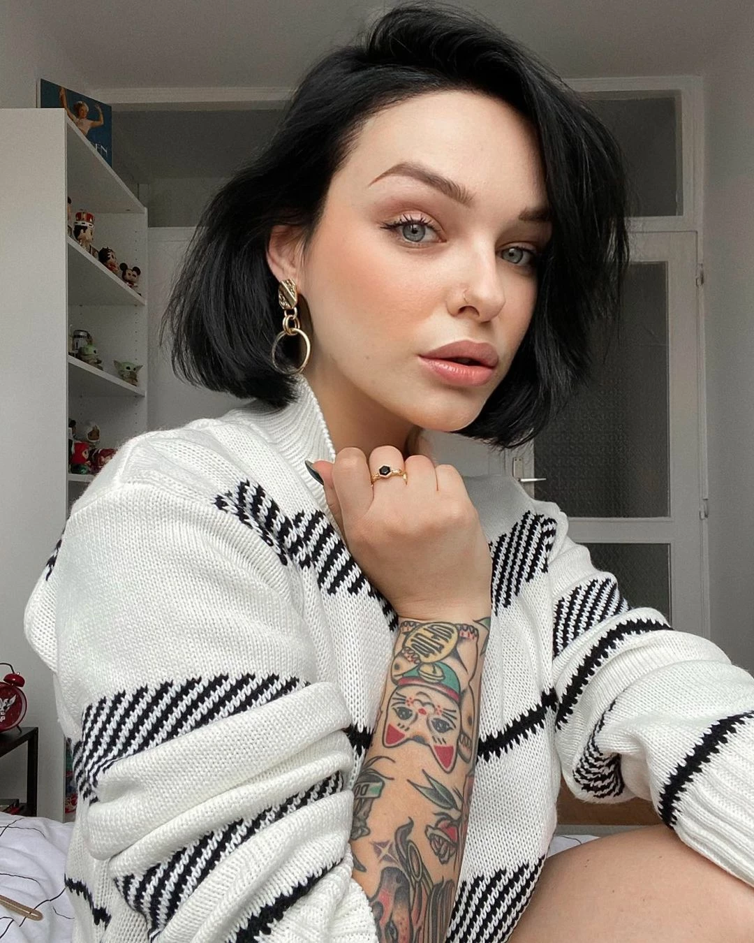 Unzzy Striped Pullover Sweater KF50032 HOT SALE 2 Unzzy Striped Pullover Sweater KF50032 HOT SALE