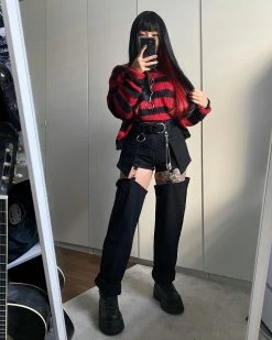 Unzzy HOT SALE Fashionable Detachable Jeans KF81994