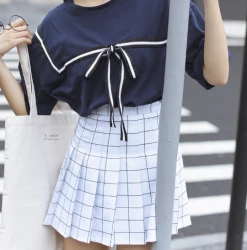 Kfashionstyles Plaid Tennis Skirt KF40049