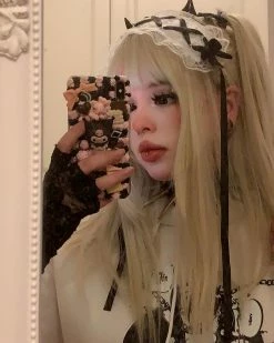 Unzzy HOT SALE GOLD STRAIGHT HAIR WIG KF5215