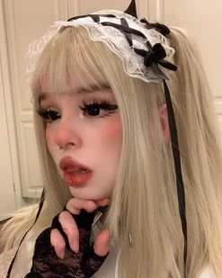 Unzzy HOT SALE GOLD STRAIGHT HAIR WIG KF5215