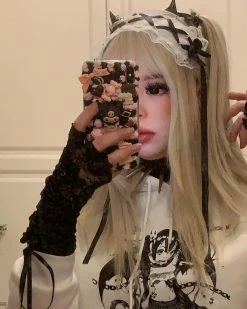 Unzzy HOT SALE GOLD STRAIGHT HAIR WIG KF5215