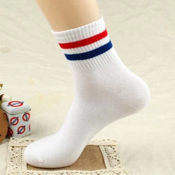 Kfashionstyle Striped Ankle Socks KF2074