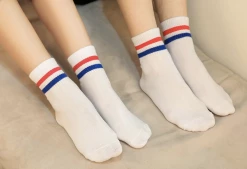 Kfashionstyle Striped Ankle Socks KF2074