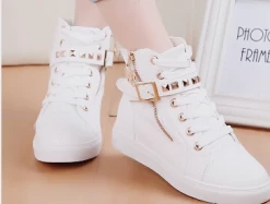 Kfashionstyle Studded Buckle Sneakers KF30009 HOT SALE