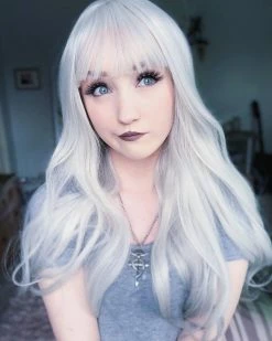 Unzzy HOT SALE Gradient Gray Micro-volume Wig KF80056