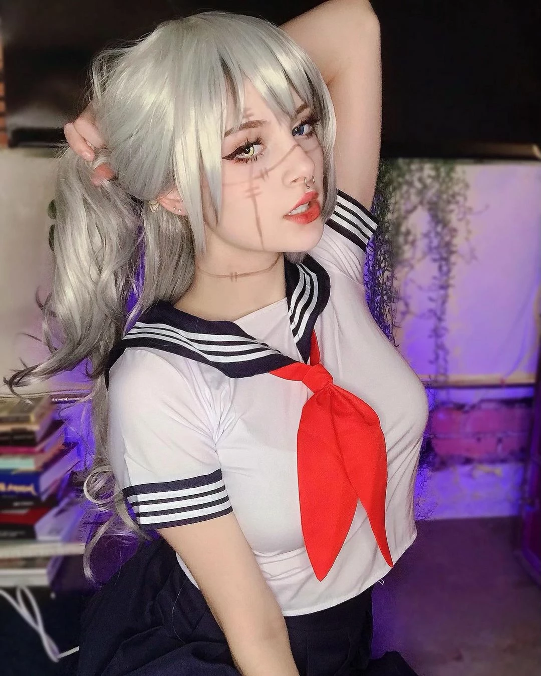 Unzzy Cosplay Long Roll Wig KF9445 2 Unzzy Cosplay Long Roll Wig KF9445