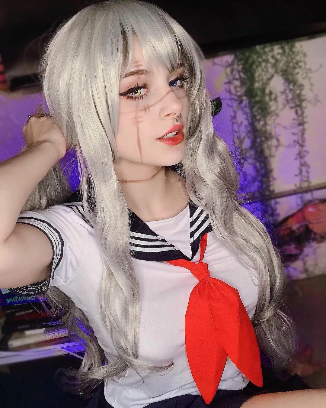 Unzzy Cosplay Long Roll Wig KF9445 1 Unzzy Cosplay Long Roll Wig KF9445