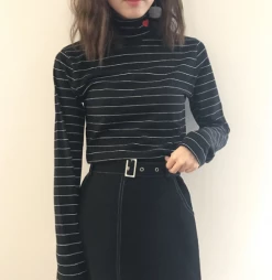 Kfashionstyle High Neck Heart Long Sleeve Shirt KF30097 HOT SALE 16 Kfashionstyle High Neck Heart Long Sleeve Shirt KF30097 HOT SALE