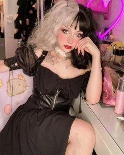 Unzzy Punk Dark Dress KF9352 HOT SALE