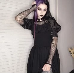 Unzzy Punk Dark Dress KF9352 HOT SALE