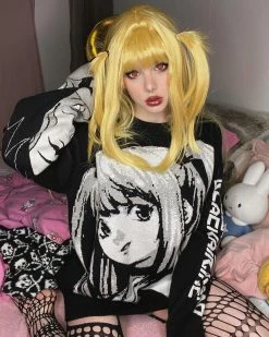 Unzzy Dark Anime Sweater KF82010 HOT SALE